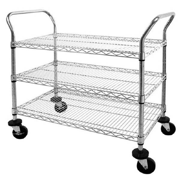 Sandusky Mobile 22'' W Metal Height Adjustable Shelving Unit with